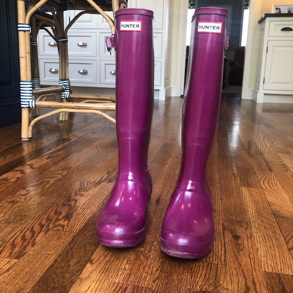 Purple Hunter Rainboots